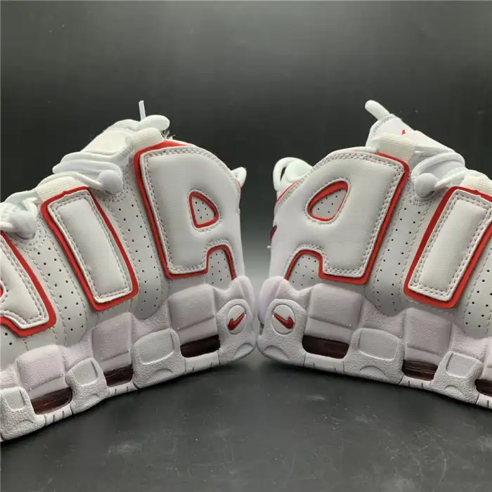 Rep LY Nike Air More Uptempo White Varsity Red Outline 415082-108