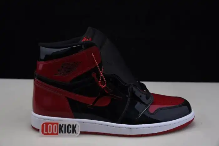 Kick Theory Air Jordan 1 High OG Bred Patent 555088-063