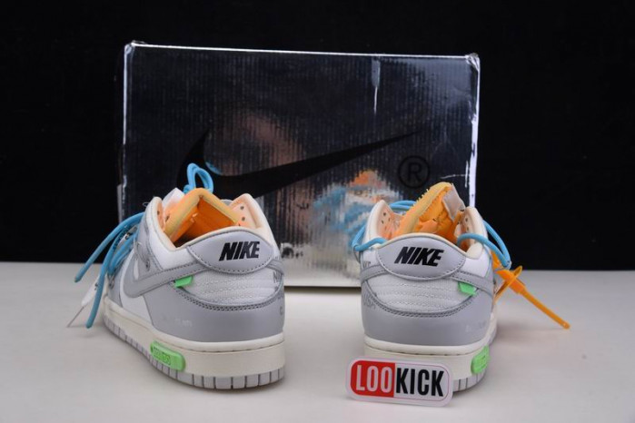 TB OFF-WHITE X NIKE SB DUNK LOW OW WHITE GREY BLUE DM1602-115