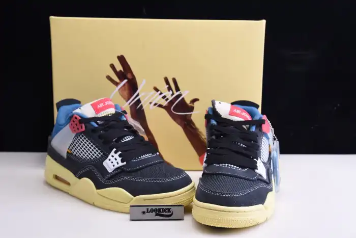 Rep LUCY AIR JORDAN 4 RETRO UNION OFF NOIR DC9533-001