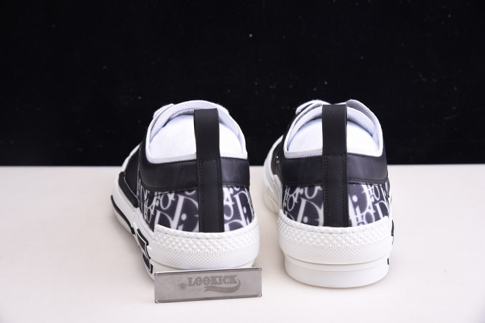 TB DR B23 Low Top Oblique Sneaker Black & White