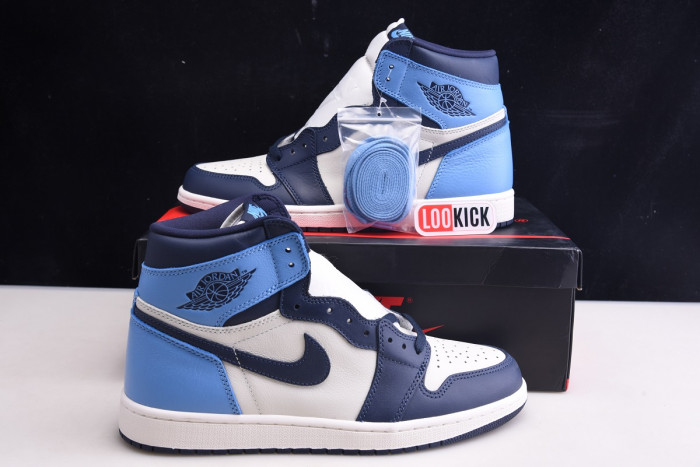 TB Air Jordan 1 Retro High OG Obsidian 555088-140