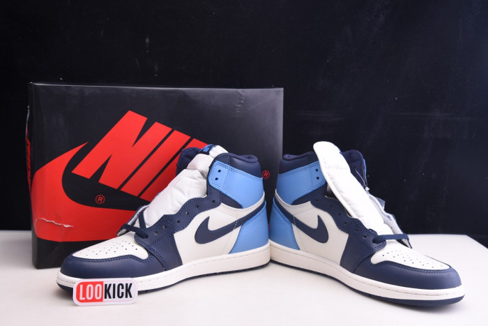 TB Air Jordan 1 Retro High OG Obsidian 555088-140