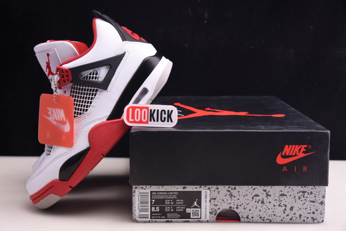 KICKWHO Air Jordan 4 Retro Fire Red (2020) DC7770-160