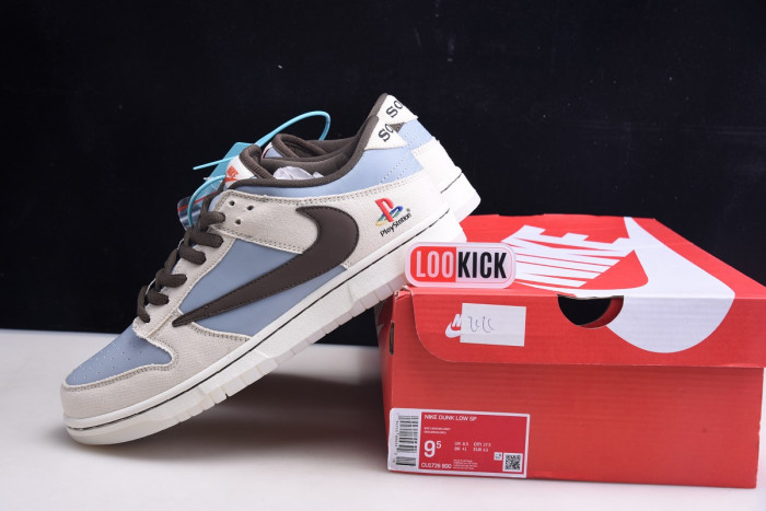 KICKWHO TRAVIS SCOTT X PLAYSTATION X NK SB DUNK LOW CU1726-800