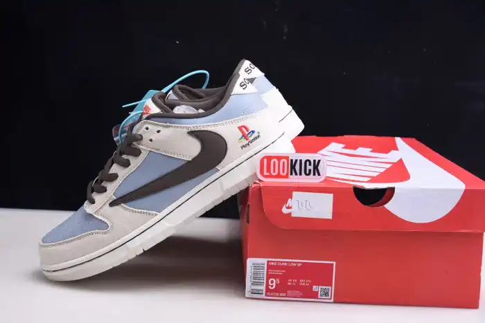 Reps LY TRAVIS SCOTT X PLAYSTATION X NK SB DUNK LOW CU1726-800