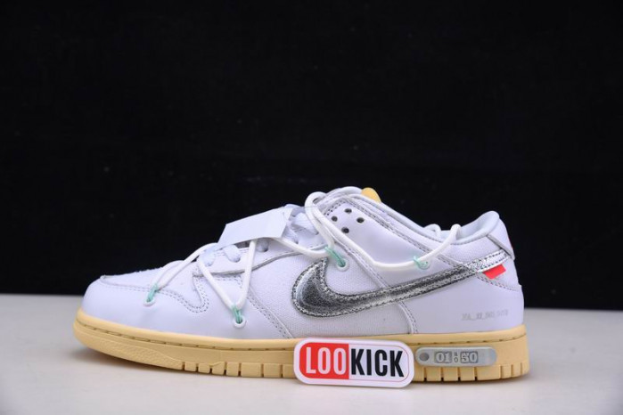 TB Nike Dunk Low Off-White Lot 1 DM1602-127