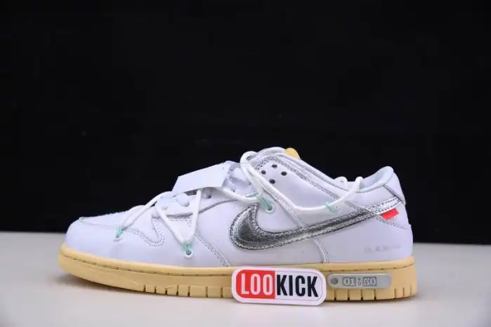 Husky Nike Dunk Low Off-White Lot 1 DM1602-127