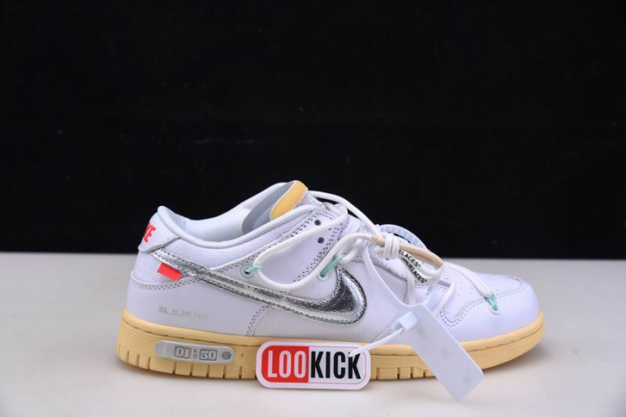 TB Nike Dunk Low Off-White Lot 1 DM1602-127