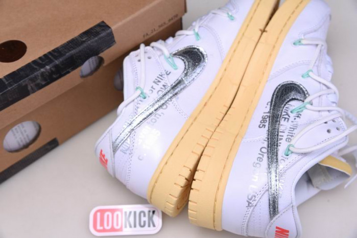 TB Nike Dunk Low Off-White Lot 1 DM1602-127