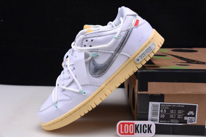 TB Nike Dunk Low Off-White Lot 1 DM1602-127