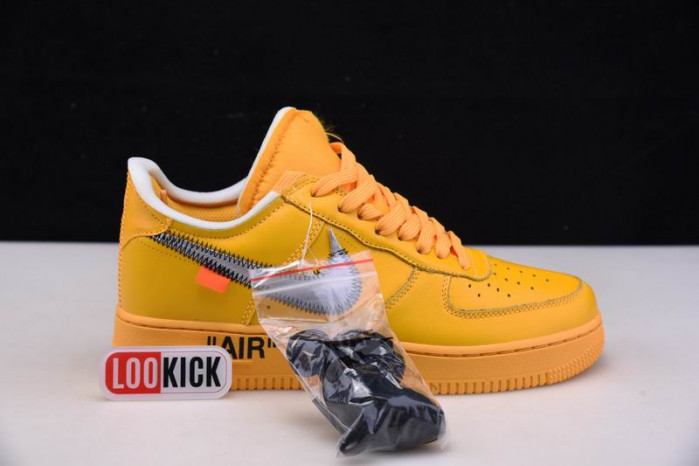 TB Nike Air Force 1 Low OFF-WHITE University Gold Metallic Silver DD1876-700