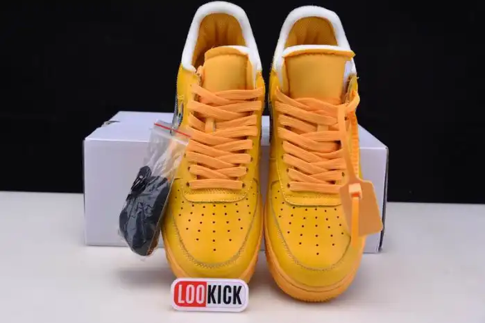 Reps LY Nike Air Force 1 Low OFF-WHITE University Gold Metallic Silver DD1876-700