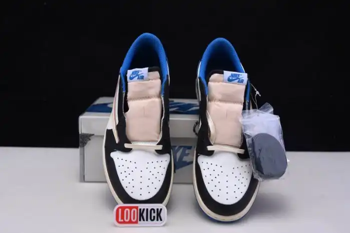 Kicked Out Shoe Store Fragment Design x Travis Scott x Air Jordan 1 Retro Low DM7866-140