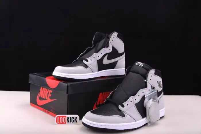 Kick Theory Air Jordan 1 Retro High Black White Light Smoke Grey 555088-035