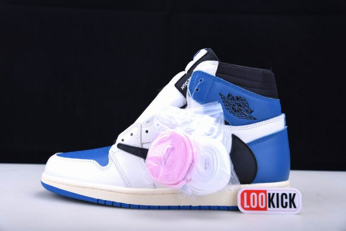 TB Air Jordan 1 Travis Scott Blue and White DH3227-105