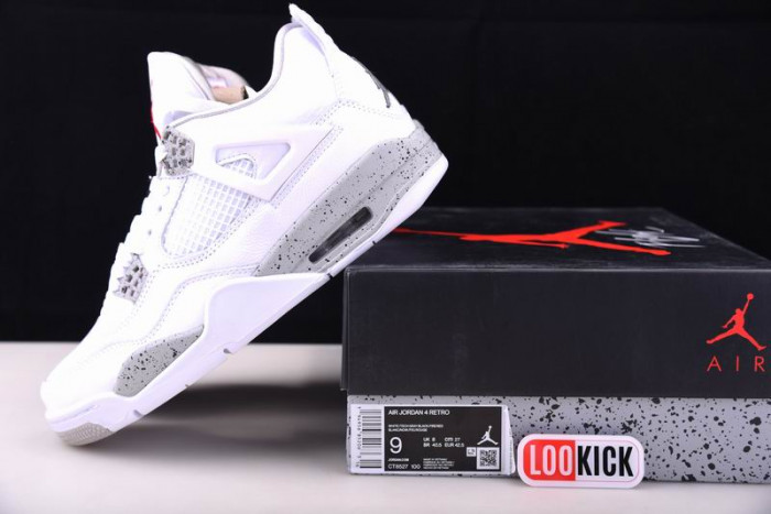 TB Jordan 4 Retro White Oreo (2021) CT8527-100