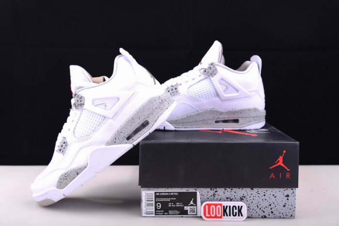 TB Jordan 4 Retro White Oreo (2021) CT8527-100