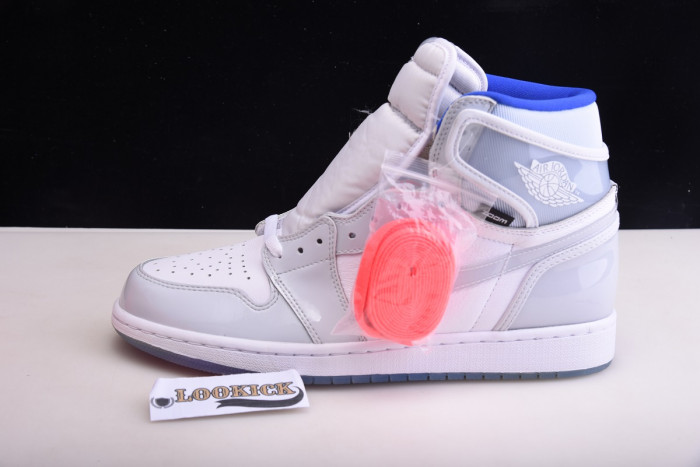 TB Air Jordan 1 Retro High Zoom White Racer Blue CK6637-104