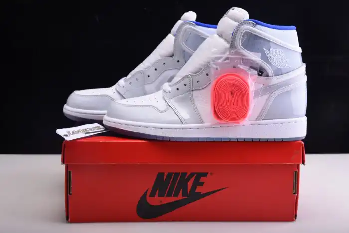 Kicked Out Shoe Store Air Jordan 1 Retro High Zoom White Racer Blue CK6637-104