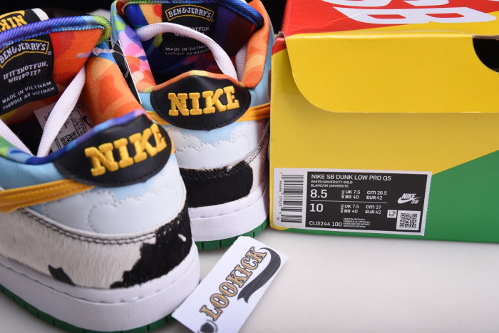 TB Nike SB Dunk Low Ben and Jerry's Chunky Dunky CU3244-100