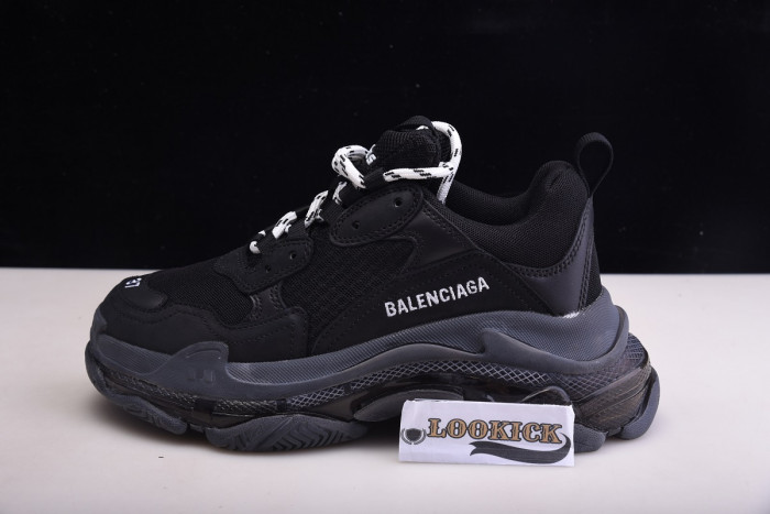 TB BLCG Wmns Triple S Trainer 'Black Clear Sole' 544351 W09O1 1000