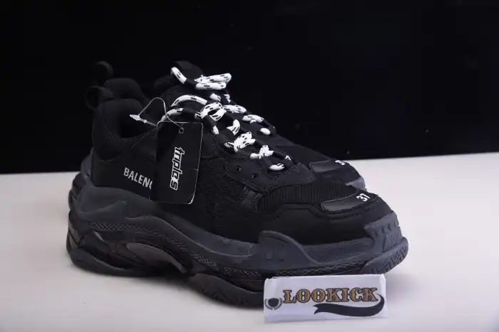 Cheap LY BLCG Wmns Triple S Trainer 'Black Clear Sole' 544351 W09O1 1000