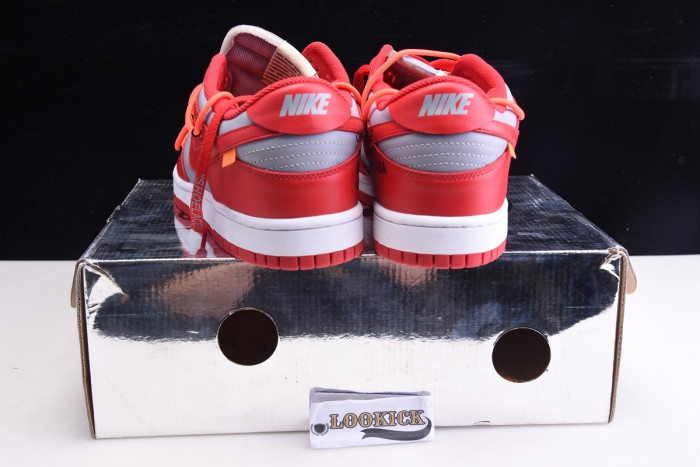 TB OFF-WHITE x Dunk Low 'University Red' CT0856-600