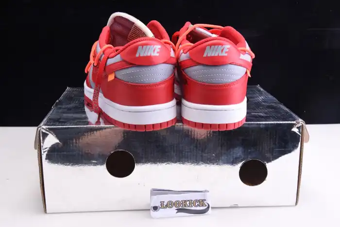 Bmlin OFF-WHITE x Dunk Low 'University Red' CT0856-600