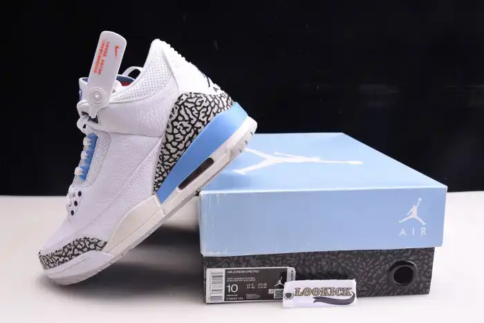 Replica HYPE Air Jordan 3 UNC CT8532-104