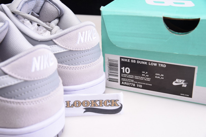 KICKWHO Nike SB Dunk Low Summit White Wolf Grey AR0778-110