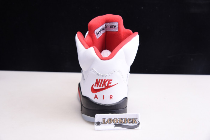 TB Air Jordan 5 Retro Fire Red Silver Tongue (2020) DA1911-102