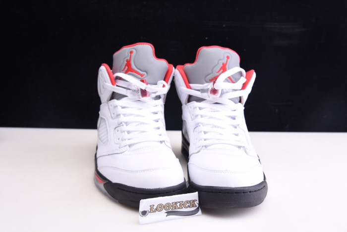 TB Air Jordan 5 Retro Fire Red Silver Tongue (2020) DA1911-102