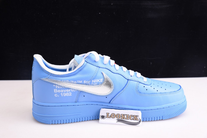 TB AIR FORCE 1 LOW OFF-WHITE MCA UNIVERSITY BLUE CI1173-400