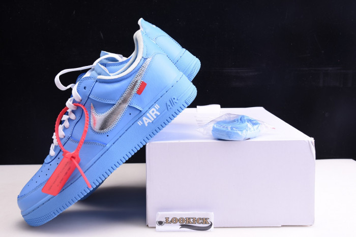 TB AIR FORCE 1 LOW OFF-WHITE MCA UNIVERSITY BLUE CI1173-400