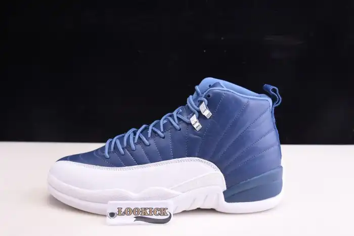 BK Air Jordan 12 Retro Stone Blue 130690-404