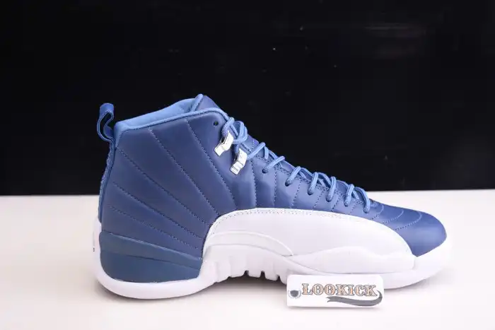 Cheap Air Jordan 12 Retro Stone Blue 130690-404