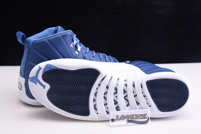 TB Air Jordan 12 Retro Stone Blue 130690-404