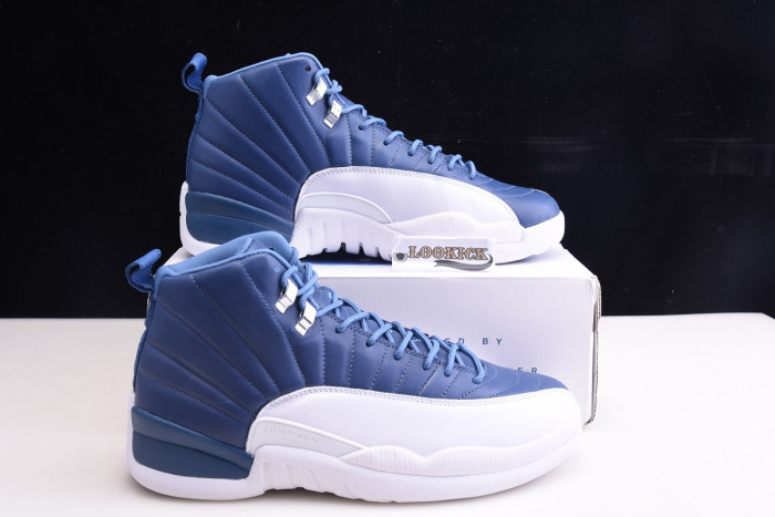 TB Air Jordan 12 Retro Stone Blue 130690-404