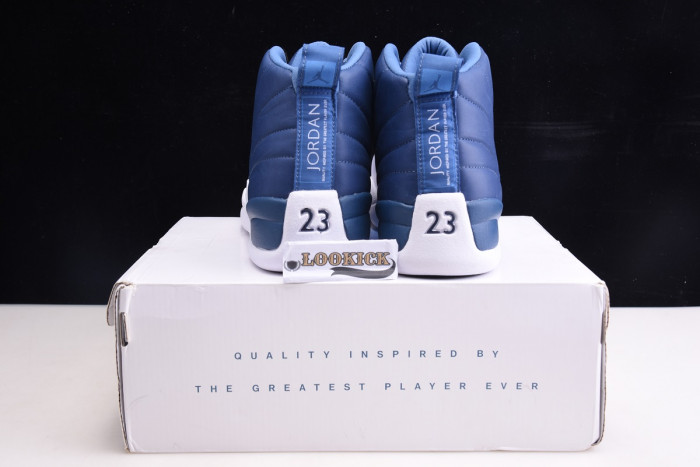 TB Air Jordan 12 Retro Stone Blue 130690-404