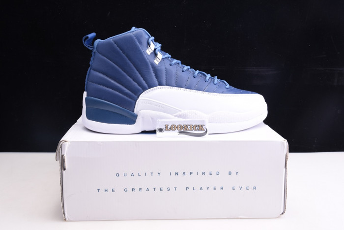 TB Air Jordan 12 Retro Stone Blue 130690-404