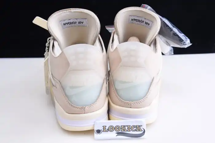 Bmlin Shoes Off-White x Air Jordan 4 Sail CV9388-100