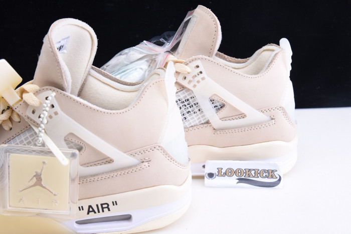 KICKWHO Off-White x Air Jordan 4 Sail CV9388-100