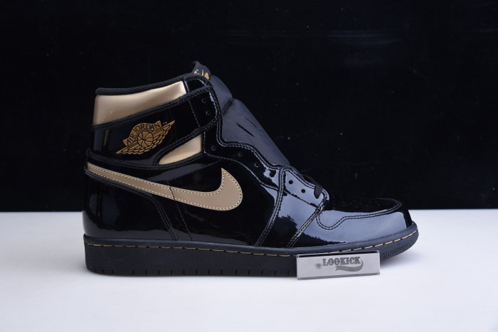 TB AIR JORDAN 1 RETRO HIGH BLACK METALLIC GOLD (2020) 555088-032