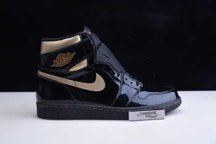 Affordable AIR JORDAN 1 RETRO HIGH BLACK METALLIC GOLD (2020) 555088-032