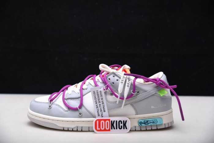 KICKWHO Nike Dunk Low Off-White Lot 45 DM1602-101