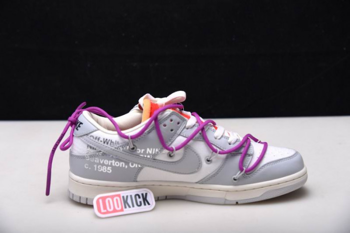 TB Nike Dunk Low Off-White Lot 45 DM1602-101