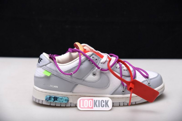 TB Nike Dunk Low Off-White Lot 45 DM1602-101