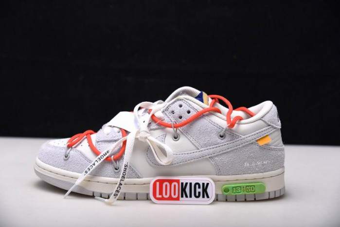 KICKWHO Nike Dunk Low Off-White Lot 13 DJ0950-110