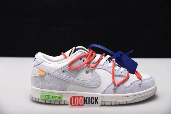 Rep Husky Nike Dunk Low Off-White Lot 13 DJ0950-110